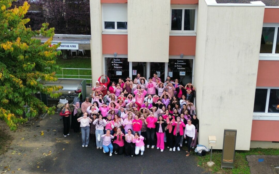 Octobre Rose : l’IFSI-IFAS de Mâcon s’engage pour la prévention du cancer du sein